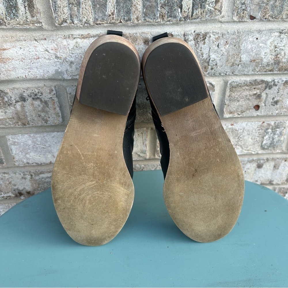 BareTraps Black Ankle Booties with Buckle Detail - Picture 7 of 10